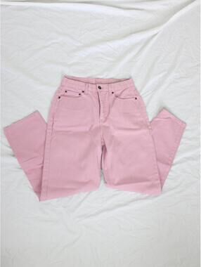 Vintage Jeanology Bubble Gum Pink Denim Jeans. Size 4